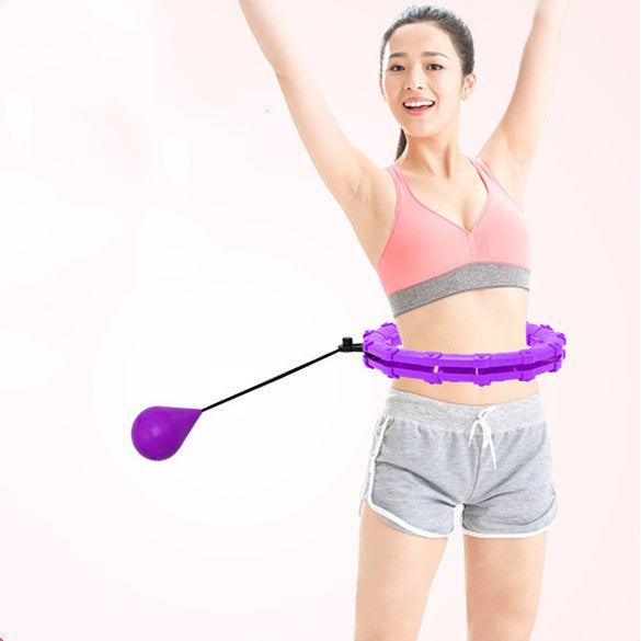 Adjustable fitness hoop that won't fall: Slim your waist and lose weight with this abdominal exercise! - Don't Know What To Gift