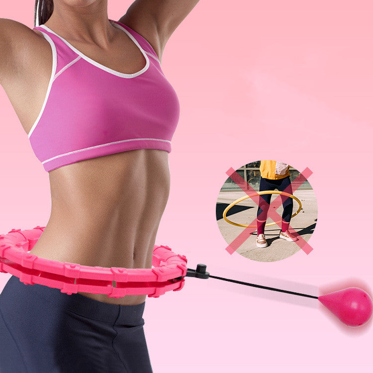 Adjustable fitness hoop that won't fall: Slim your waist and lose weight with this abdominal exercise! - Don't Know What To Gift