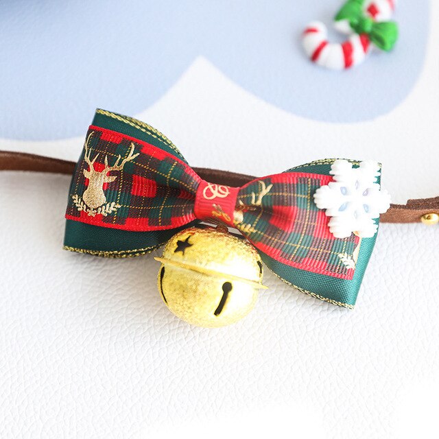 Christmas Collar Pet Bow Tie - Don't Know What To Gift