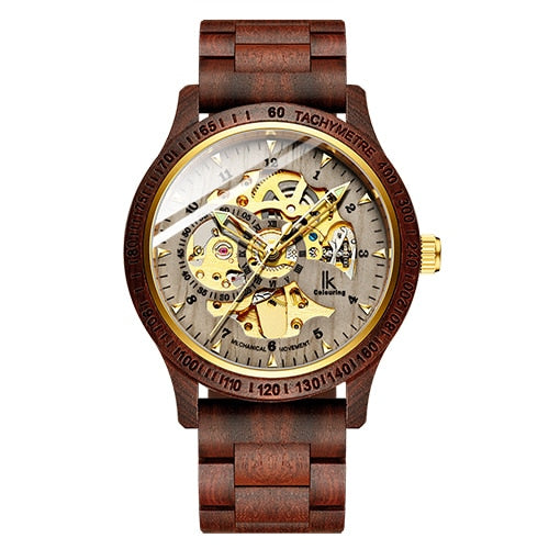 Classic Wooden Men's Mechanical Watch - Don't Know What To Gift