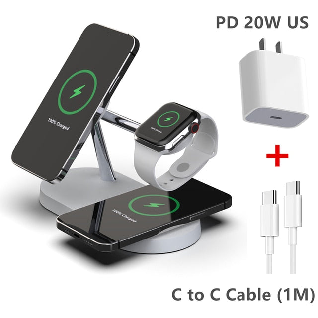 3-in-1 Wireless Magsafe Charger Stand - Don't Know What To Gift