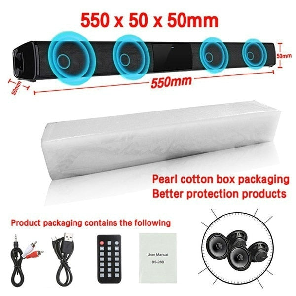 Home Theater Wireless Sound Bar - Don't Know What To Gift