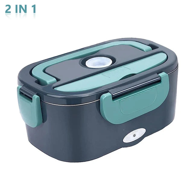 Use 12V Food Heating Car Heated Box Stainless Container Leakproof Lunch Steel 110V Home Portable Electric Warmer Dual 24V 220V