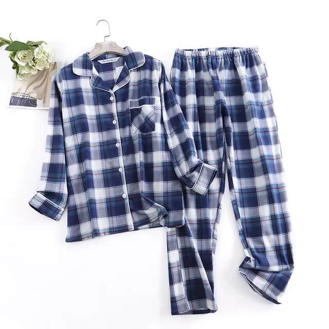 Cotton Flannel Women's Pajamas Sets - Don't Know What To Gift