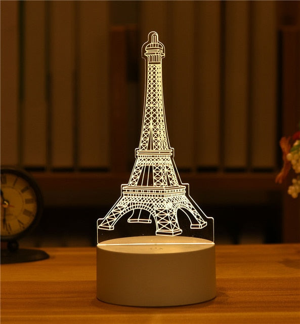 3D Led Night Light Model Toys - Don't Know What To Gift