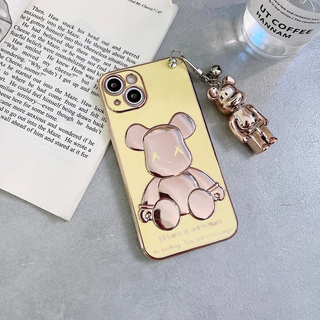 3D Bear Chain Phone Case for iPhones - Don't Know What To Gift