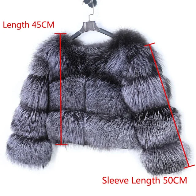 MAOMAOKONG Super Hot Winter Women Luxury Thick Real Raccoon Fur Coat 100% Natural Fox Fur Jacket Plus Size Jackets Female Vest