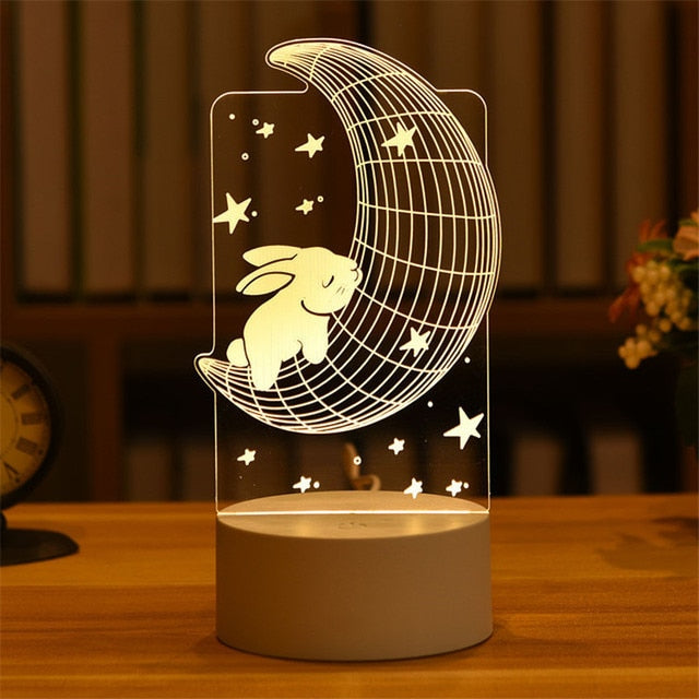 3D Led Night Light Model Toys - Don't Know What To Gift