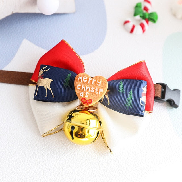 Christmas Collar Pet Bow Tie - Don't Know What To Gift