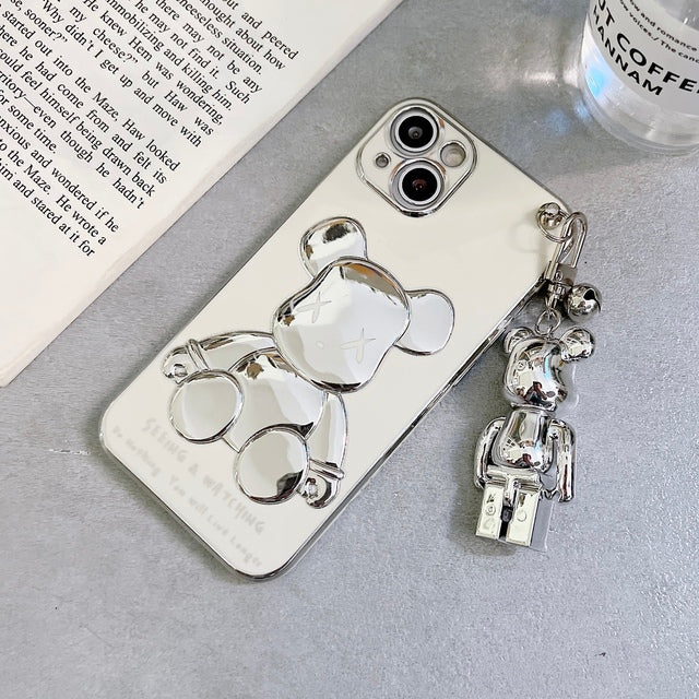 3D Bear Chain Phone Case for iPhones - Don't Know What To Gift