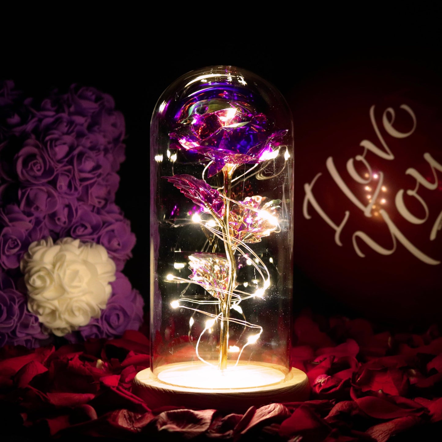 Galaxy Rose Eternal Lamp - Don't Know What To Gift