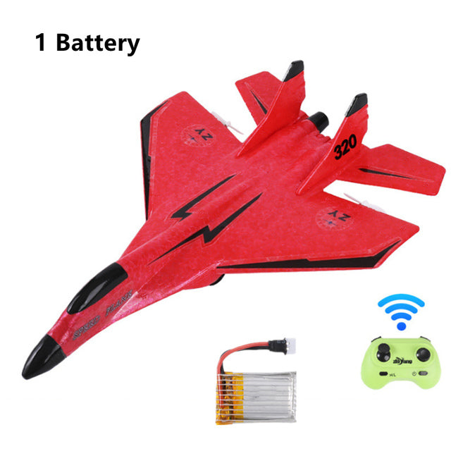 2.4G Glider RC Drone MIG 320 Fixed Wing Airplane Hand Throwing Foam Dron Electric Remote Control Outdoor RC Plane Toys for Boys - Don't Know What To Gift