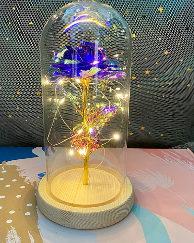 Galaxy Rose Eternal Lamp - Don't Know What To Gift