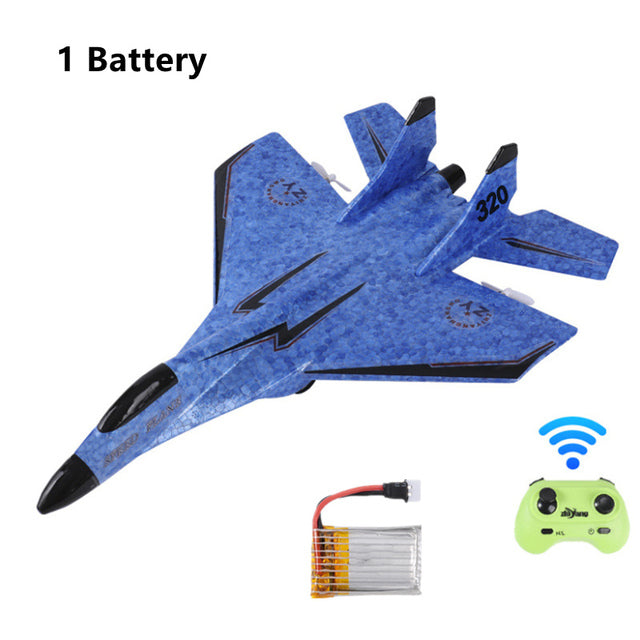 2.4G Glider RC Drone MIG 320 Fixed Wing Airplane Hand Throwing Foam Dron Electric Remote Control Outdoor RC Plane Toys for Boys - Don't Know What To Gift