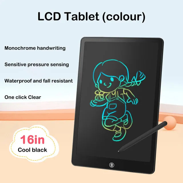 8.5/10/12/16 in LCD Drawing Tablet For Children's Toys Painting Tools Electronics Writing Board Boy Kids Educational Toys Gifts - Don't Know What To Gift