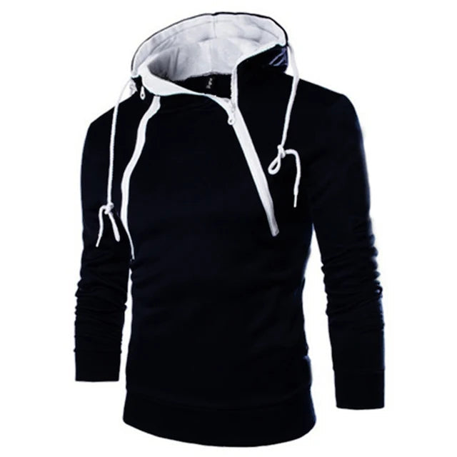 Men's High Neck Hooded Pullovers - Don't Know What To Gift