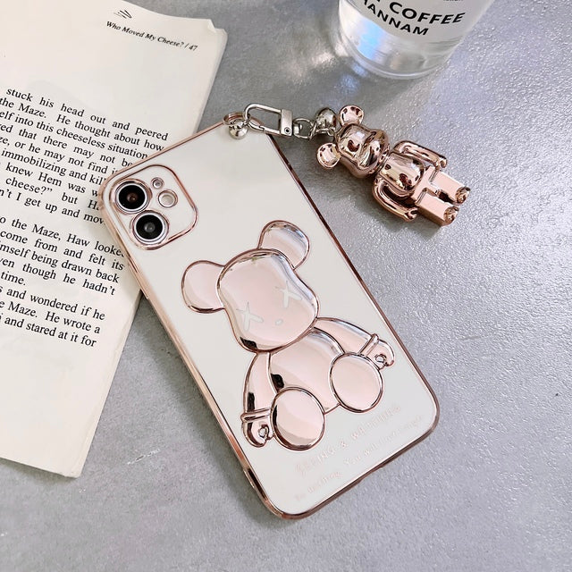 3D Bear Chain Phone Case for iPhones - Don't Know What To Gift