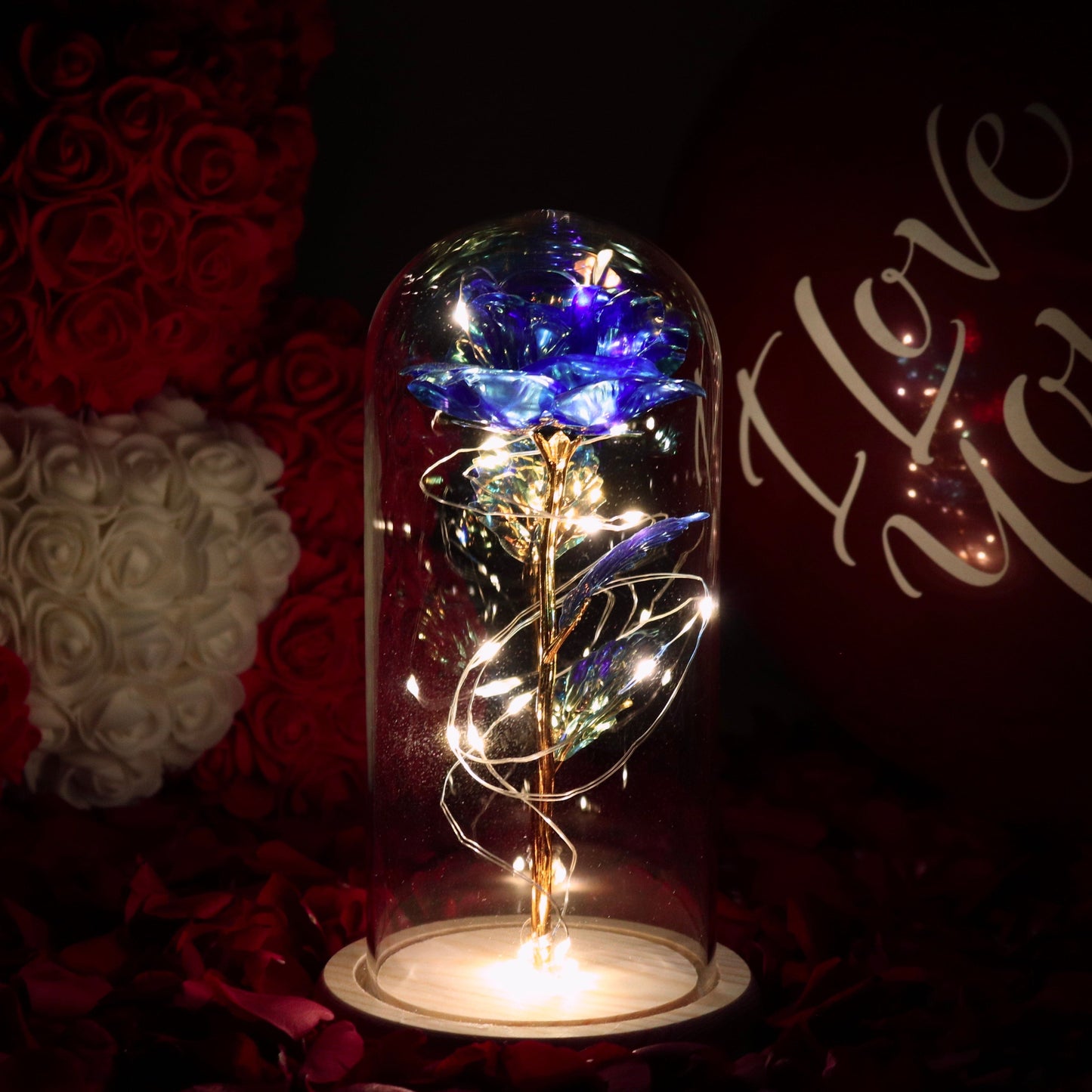 Galaxy Rose Eternal Lamp - Don't Know What To Gift