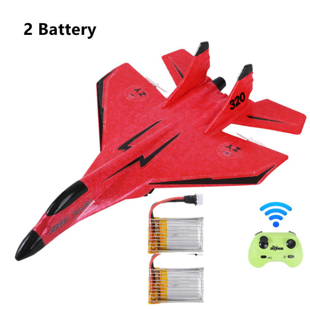 2.4G Glider RC Drone MIG 320 Fixed Wing Airplane Hand Throwing Foam Dron Electric Remote Control Outdoor RC Plane Toys for Boys - Don't Know What To Gift