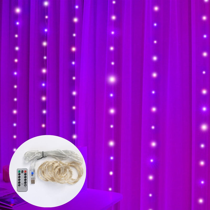 LED Curtain Garland Lights - Don't Know What To Gift