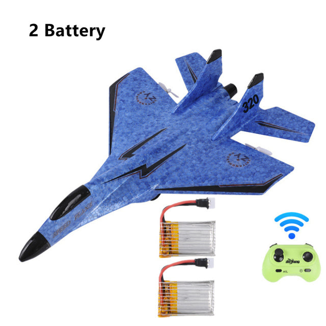 2.4G Glider RC Drone MIG 320 Fixed Wing Airplane Hand Throwing Foam Dron Electric Remote Control Outdoor RC Plane Toys for Boys - Don't Know What To Gift