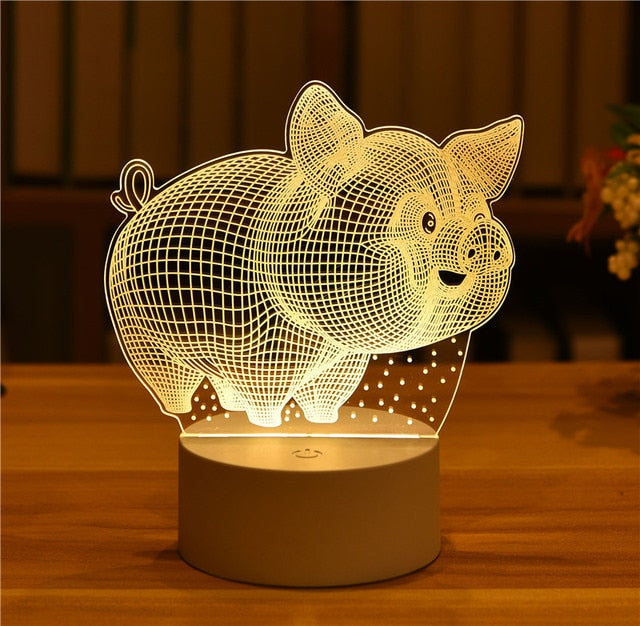 3D Led Night Light Model Toys - Don't Know What To Gift