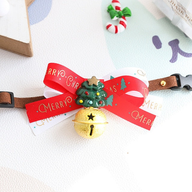 Christmas Collar Pet Bow Tie - Don't Know What To Gift