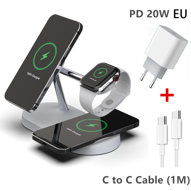 3-in-1 Wireless Magsafe Charger Stand - Don't Know What To Gift