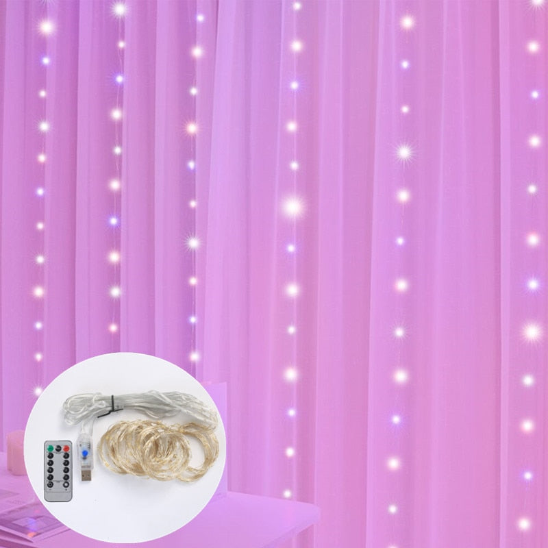 LED Curtain Garland Lights - Don't Know What To Gift