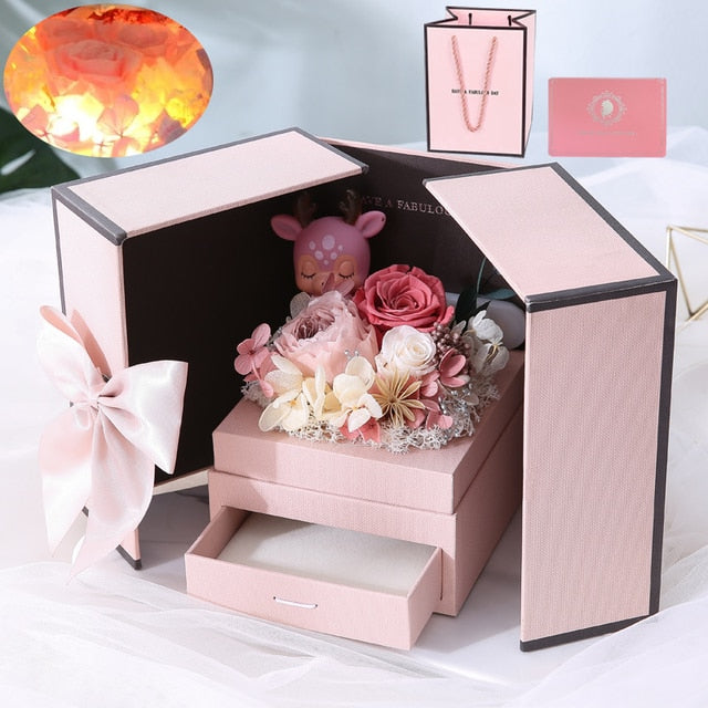 Eternal Rose Flower Gift Box