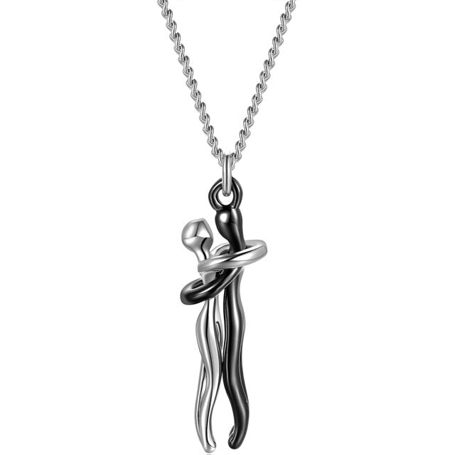 Couple Hugging Pendant Necklace - Don't Know What To Gift