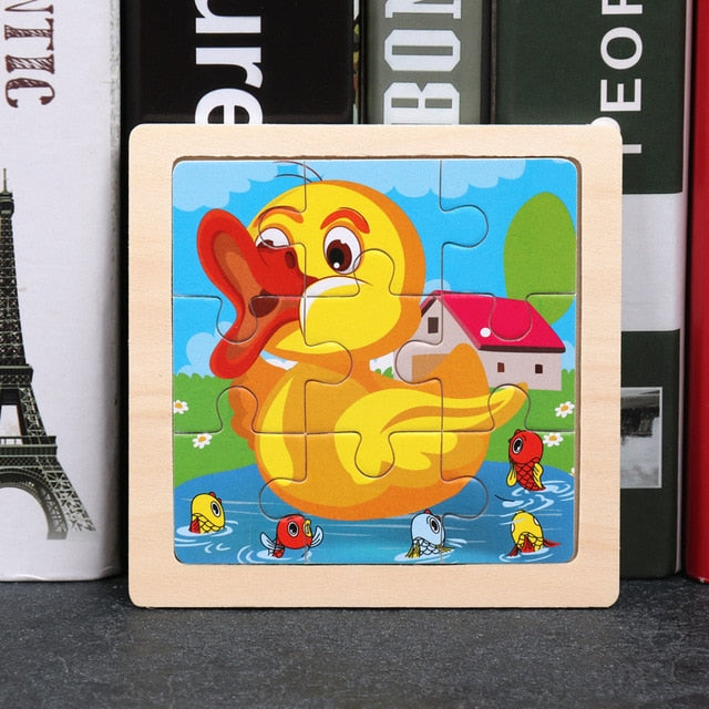 Kids Toys Wooden 3D Puzzle - Don't Know What To Gift