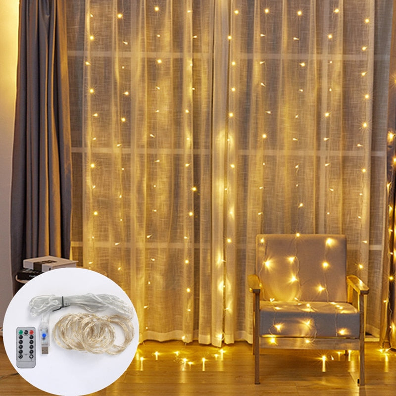 LED Curtain Garland Lights - Don't Know What To Gift