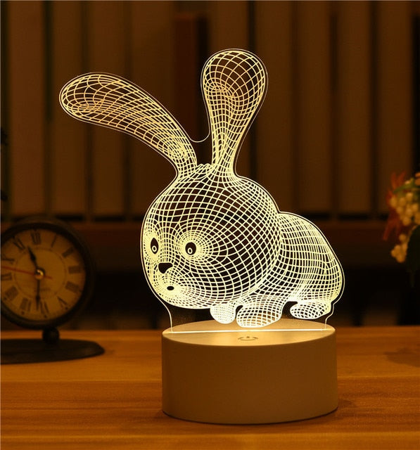 3D Led Night Light Model Toys - Don't Know What To Gift