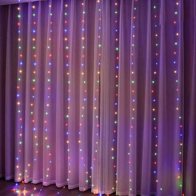 Christmas Curtain Lights - Don't Know What To Gift