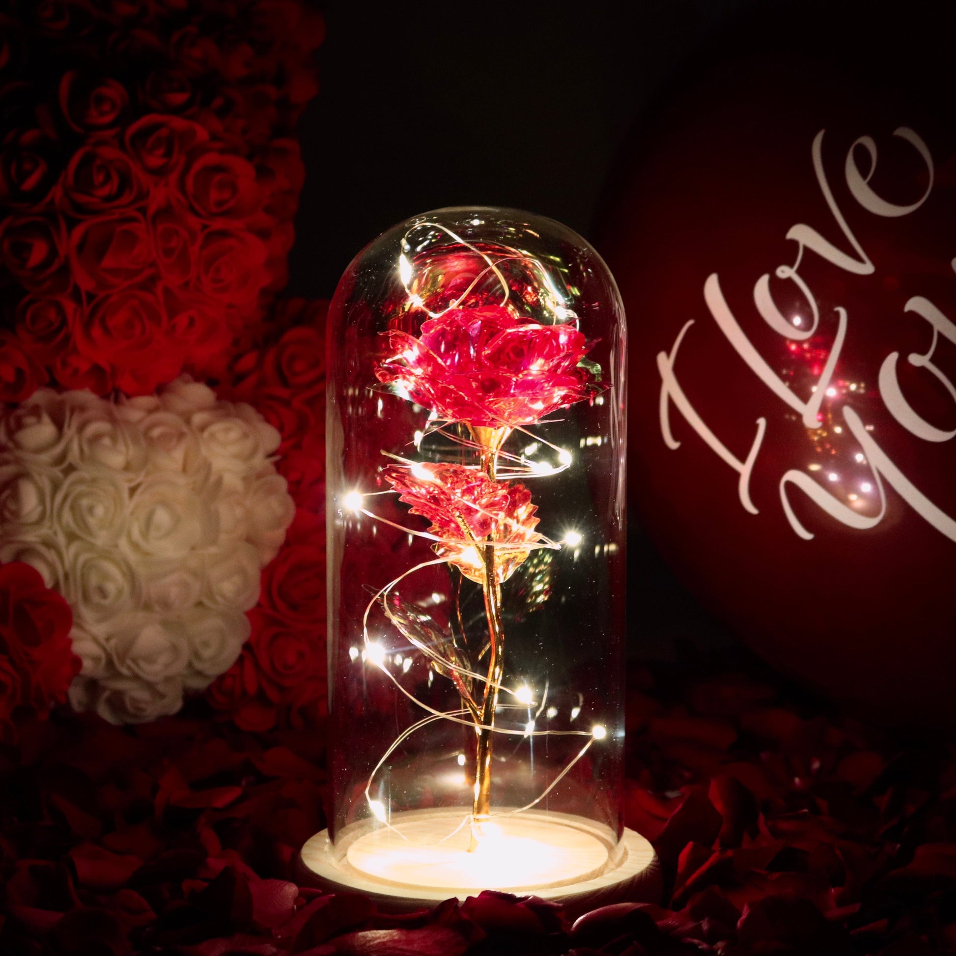 Galaxy Rose Eternal Lamp - Don't Know What To Gift