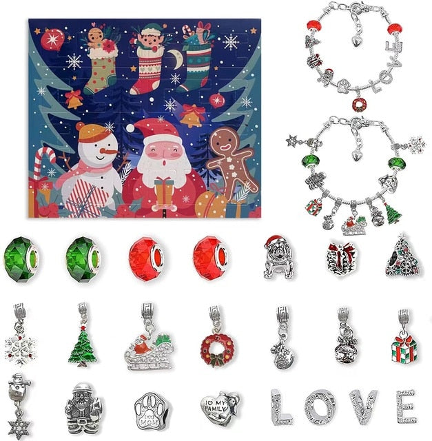 Christmas Countdown Calendar Bracelets - Don't Know What To Gift