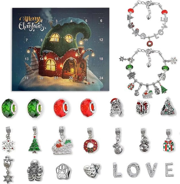 Christmas Countdown Calendar Bracelets - Don't Know What To Gift