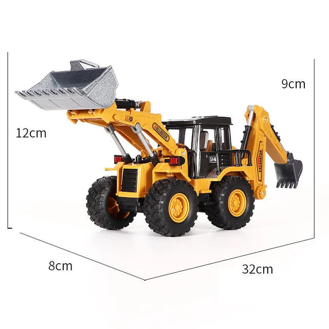 Engineering Diecast Inertial Driving Toys for Boys Alloy Tractor Excavator Bulldozer Kids Truck Children Vehicle Model Gift - Don't Know What To Gift