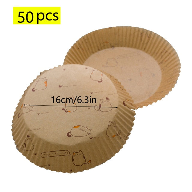 50pcs Air Fryer Disposable Paper Liner - Don't Know What To Gift