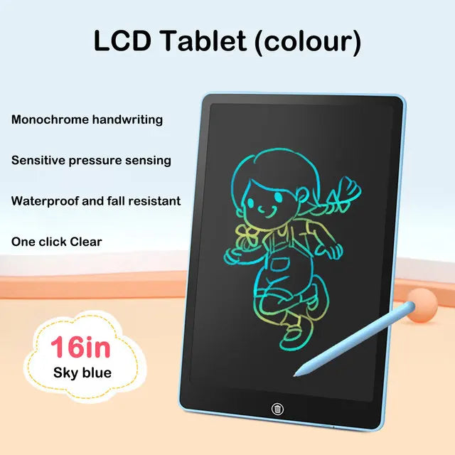 8.5/10/12/16 in LCD Drawing Tablet For Children's Toys Painting Tools Electronics Writing Board Boy Kids Educational Toys Gifts - Don't Know What To Gift