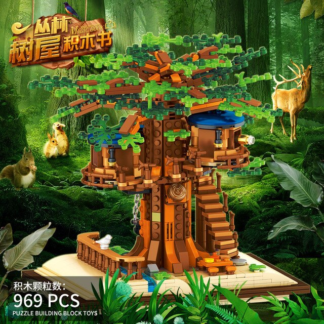 Jungle Tree House Bricks Toys - Don't Know What To Gift