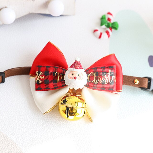 Christmas Collar Pet Bow Tie - Don't Know What To Gift