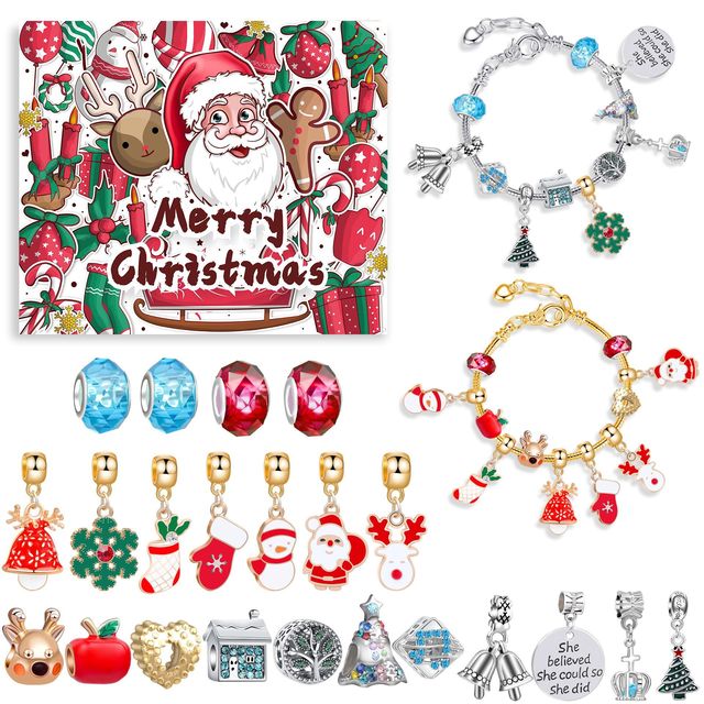 Christmas Countdown Calendar Bracelets - Don't Know What To Gift