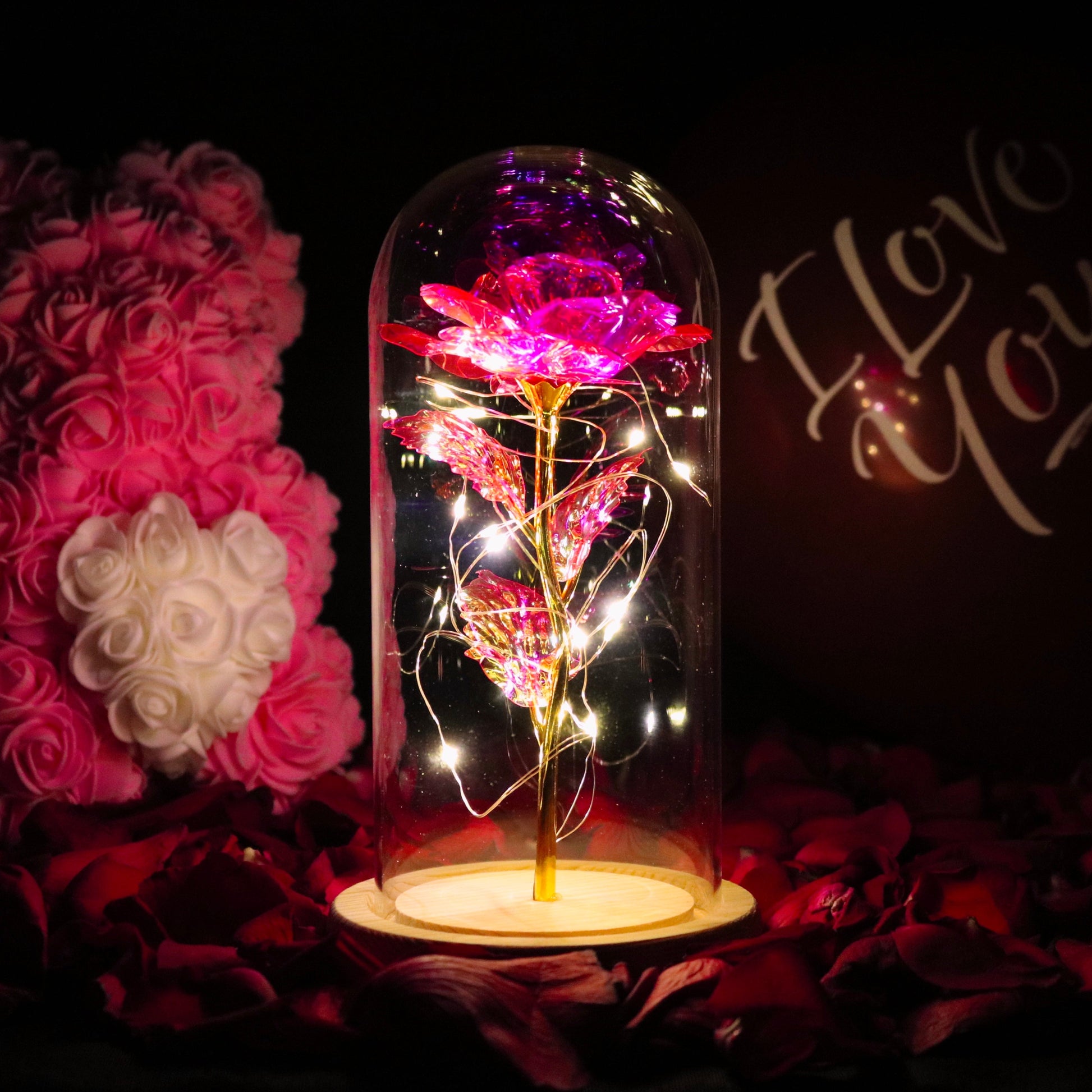 Galaxy Rose Eternal Lamp - Don't Know What To Gift