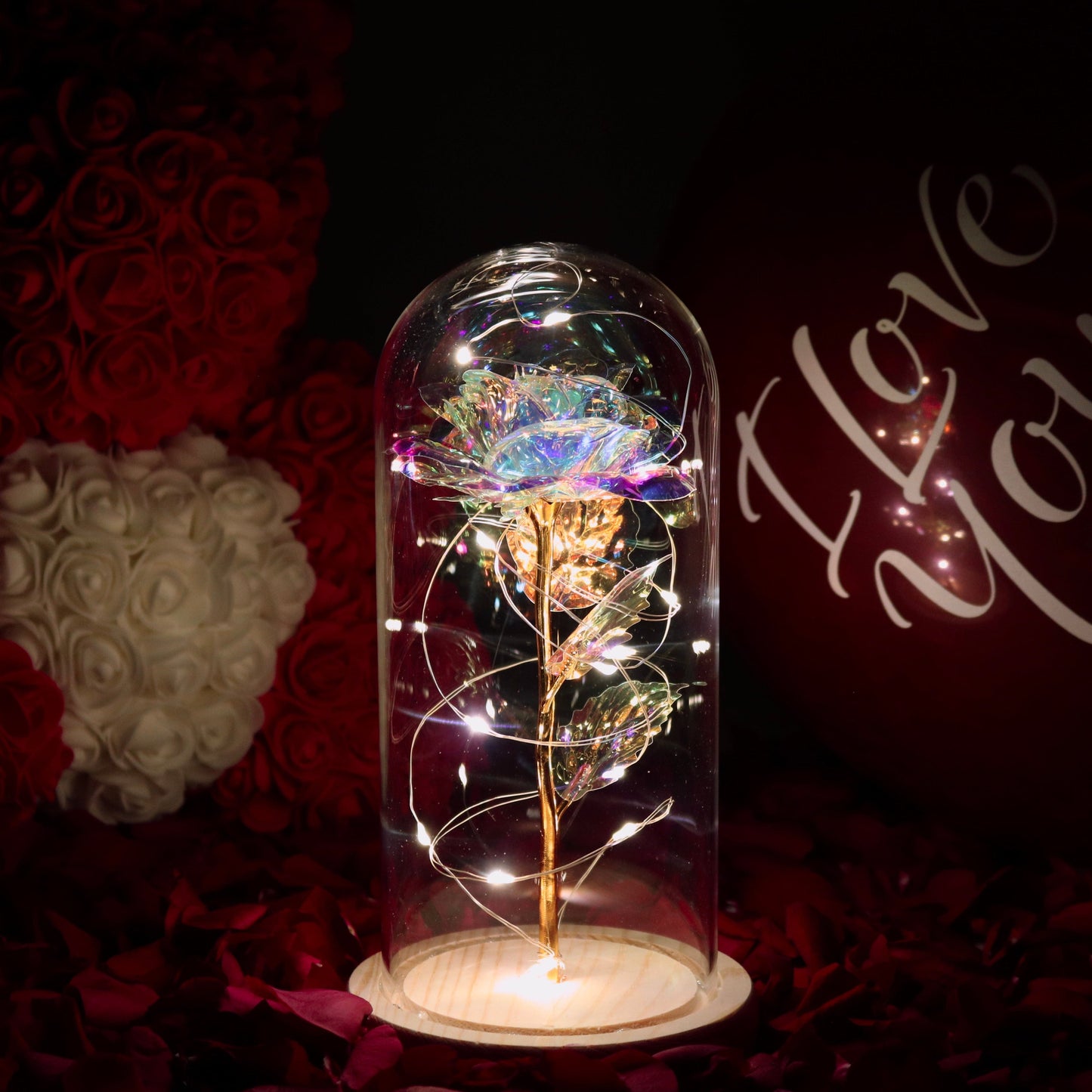 Galaxy Rose Eternal Lamp - Don't Know What To Gift