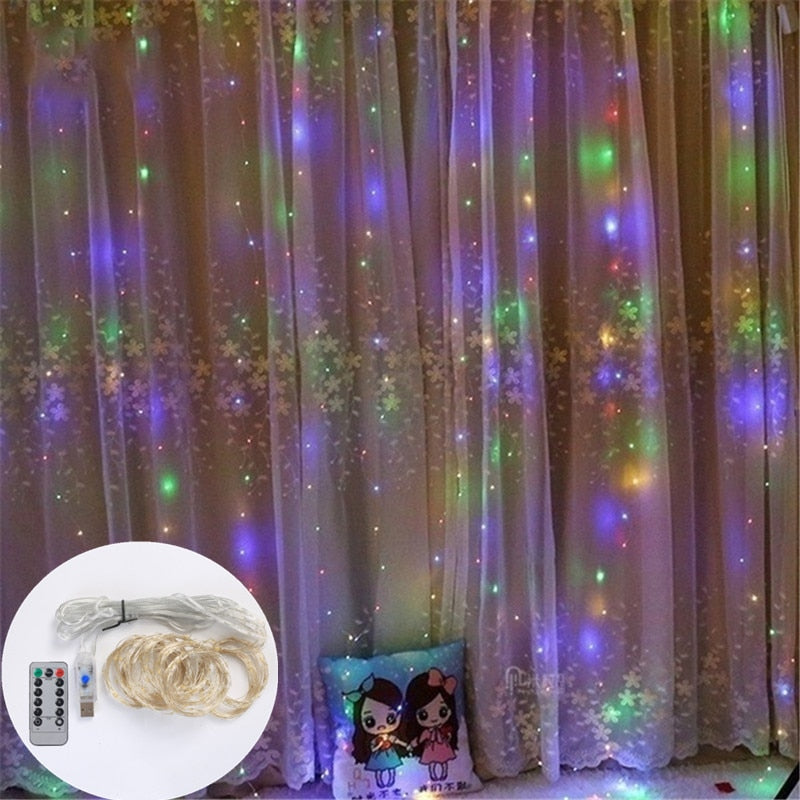 LED Curtain Garland Lights - Don't Know What To Gift