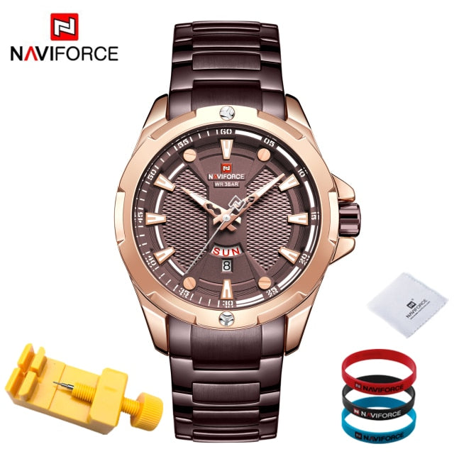 NAVIFORCE Stainless Steel Analog Men's Watch