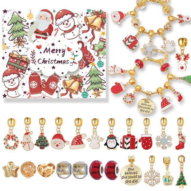 Christmas Countdown Calendar Bracelets - Don't Know What To Gift