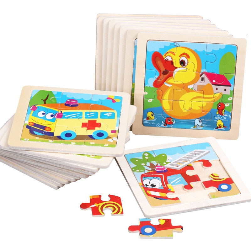 Kids Toys Wooden 3D Puzzle - Don't Know What To Gift